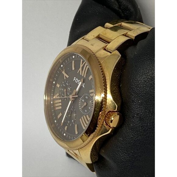 Fossil Cecile AM4533 Women's Gold Stainless Steel Analog Dial Quartz Watch BP677 - Picture 4 of 12